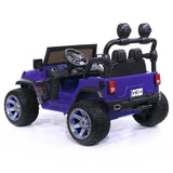 Trail Explorer 24V Kids Ride-On Car Truck com controle remoto dos pais R/C | Roxo