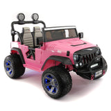 Trail Explorer 24V Kids Ride-On Car Truck com controle remoto dos pais R/C | Rosa