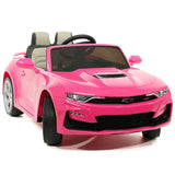 Carro infantil Chevrolet Camaro SS 12V com controle remoto dos pais | Rosa