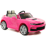 Carro infantil Chevrolet Camaro SS 12V com controle remoto dos pais | Rosa