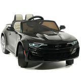 Carro infantil Chevrolet Camaro SS 12V com controle remoto dos pais | Preto