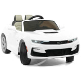 Carro infantil Chevrolet Camaro SS 12V com controle remoto dos pais | Branco