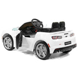 Carro infantil Chevrolet Camaro SS 12V com controle remoto dos pais | Branco