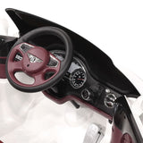Bentley Mulsanne 12V Kids anda de carro com controle remoto dos pais | Branco