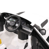 Carro infantil Land Rover Defender 12V com controle remoto dos pais R/C | Preto