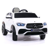 Mercedes GLE450 12V Kids Ride-On Car SUV com controle remoto dos pais R/C | Branco