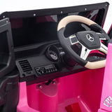 Mercedes Maybach G650 12V carro infantil com controle remoto dos pais | Rosa