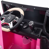Mercedes Maybach G650 12V carro infantil com controle remoto dos pais | Rosa