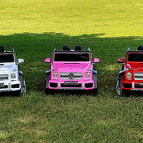 Mercedes Maybach G650 12V carro infantil com controle remoto dos pais | Rosa