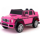 Mercedes Maybach G650 12V carro infantil com controle remoto dos pais | Rosa