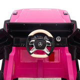 Mercedes Maybach G650 12V carro infantil com controle remoto dos pais | Rosa
