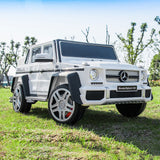 Mercedes Maybach G650 12V carro infantil com controle remoto dos pais | Branco