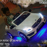 Carro infantil Mercedes CLA45 12V com controle remoto dos pais R/C | Branco