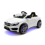 Carro infantil Mercedes CLA45 12V com controle remoto dos pais R/C | Branco