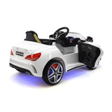 Carro infantil Mercedes CLA45 12V com controle remoto dos pais R/C | Branco