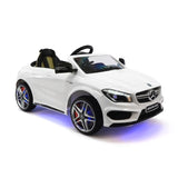 Carro infantil Mercedes CLA45 12V com controle remoto dos pais R/C | Branco