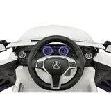 Carro infantil Mercedes CLA45 12V com controle remoto dos pais R/C | Branco