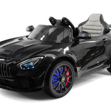 Carro infantil Mercedes GT AMG 12V com controle remoto dos pais | Preto