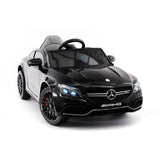 Carro infantil Mercedes C63S 12V com controle remoto dos pais R/C | Preto
