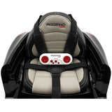 Kiddie Roadster 12V carro elétrico infantil com controle remoto dos pais R/C | Preto Metálico