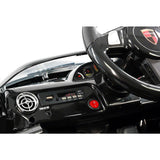 Kiddie Roadster 12V carro elétrico infantil com controle remoto dos pais R/C | Preto Metálico