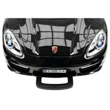 Kiddie Roadster 12V carro elétrico infantil com controle remoto dos pais R/C | Preto Metálico