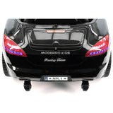 Kiddie Roadster 12V carro elétrico infantil com controle remoto dos pais R/C | Preto Metálico