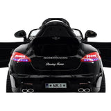 Kiddie Roadster 12V carro elétrico infantil com controle remoto dos pais R/C | Preto Metálico