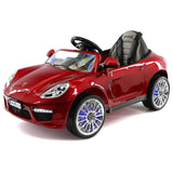 Kiddie Roadster 12V carro elétrico infantil com controle remoto dos pais R/C | Vermelho Cereja