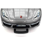 Kiddie Roadster 12V carro elétrico infantil com controle remoto dos pais R/C | Cinza Metálico