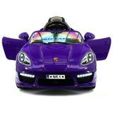 Kiddie Roadster 12V carro elétrico infantil com controle remoto dos pais R/C | Roxo