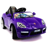 Kiddie Roadster 12V carro elétrico infantil com controle remoto dos pais R/C | Roxo