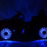 Kiddie Roadster 12V carro elétrico infantil com controle remoto dos pais R/C | Roxo