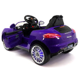 Kiddie Roadster 12V carro elétrico infantil com controle remoto dos pais R/C | Roxo