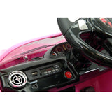 Kiddie Roadster 12V carro elétrico infantil com controle remoto dos pais R/C | Rosa