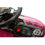 Kiddie Roadster 12V carro elétrico infantil com controle remoto dos pais R/C | Rosa