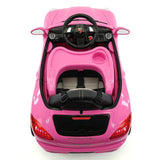 Kiddie Roadster 12V carro elétrico infantil com controle remoto dos pais R/C | Rosa