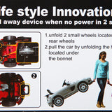 Kiddie Roadster 12V carro elétrico infantil com controle remoto dos pais R/C | Rosa