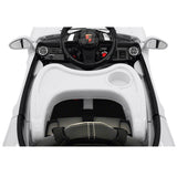 Kiddie Roadster 12V carro elétrico infantil com controle remoto dos pais R/C | Branco