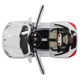 Kiddie Roadster 12V carro elétrico infantil com controle remoto dos pais R/C | Branco