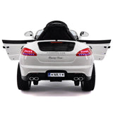 Kiddie Roadster 12V carro elétrico infantil com controle remoto dos pais R/C | Branco