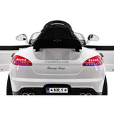 Kiddie Roadster 12V carro elétrico infantil com controle remoto dos pais R/C | Branco