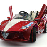 Carro de passeio Spider GT Kids 12V com controle remoto dos pais R/C | Vermelho Cereja
