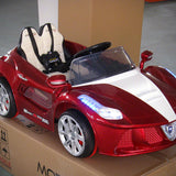 Carro de passeio Spider GT Kids 12V com controle remoto dos pais R/C | Vermelho Cereja