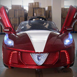 Carro de passeio Spider GT Kids 12V com controle remoto dos pais R/C | Vermelho Cereja