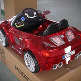 Carro de passeio Spider GT Kids 12V com controle remoto dos pais R/C | Vermelho Cereja