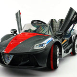 Carro de passeio Spider GT Kids 12V com controle remoto dos pais R/C | Preto