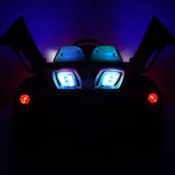 Carro de passeio Spider GT Kids 12V com controle remoto dos pais R/C | Preto