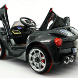 Carro de passeio Spider GT Kids 12V com controle remoto dos pais R/C | Preto