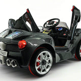 Carro de passeio Spider GT Kids 12V com controle remoto dos pais R/C | Preto